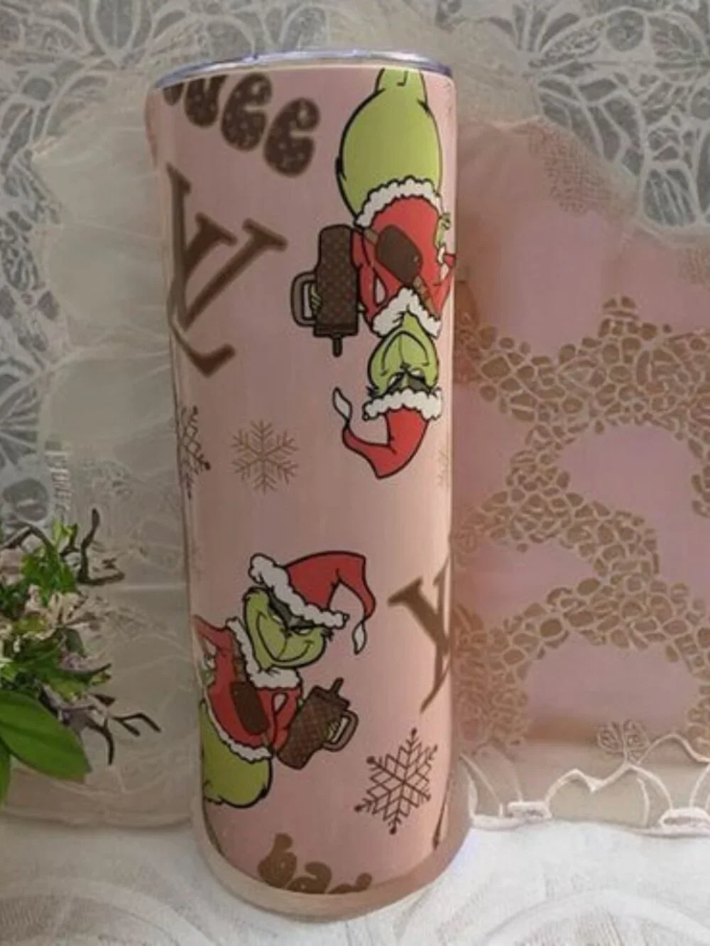LV Grinch Tumbler